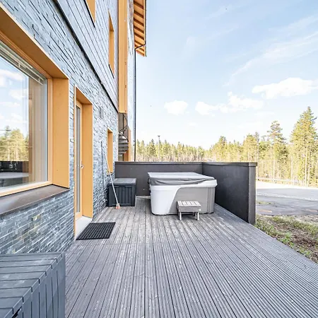 Lägenhet Tunturinlaita D1, Ski-In Ski-Out With Private Hot Tub, Levi Center By Aavalevi