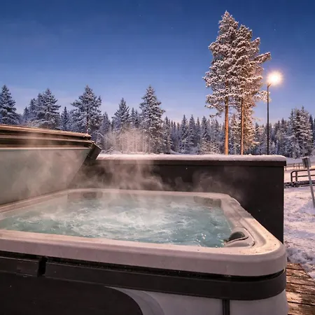 Lägenhet Tunturinlaita D1, Ski-In Ski-Out With Private Hot Tub, Levi Center By Aavalevi *
