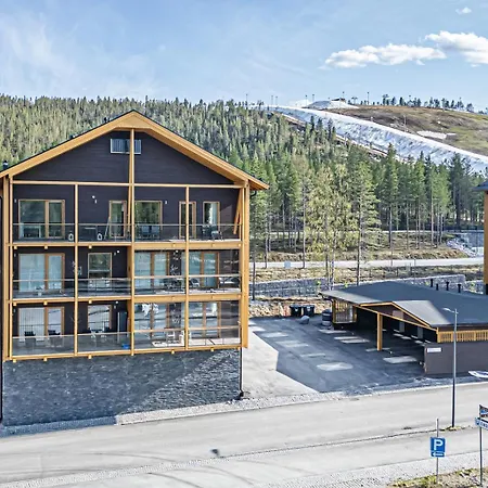Lägenhet Tunturinlaita D1, Ski-In Ski-Out With Private Hot Tub, Levi Center By Aavalevi